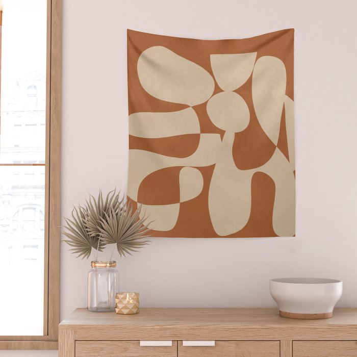 Modern Art Form 3 Wall Tapestry Gallery Image 2