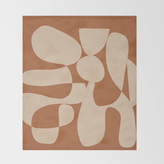 Modern Art Form 3 Throw Blanket Gallery Image 2