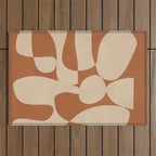 Modern Art Form 3 Outdoor Rug Gallery Image 1