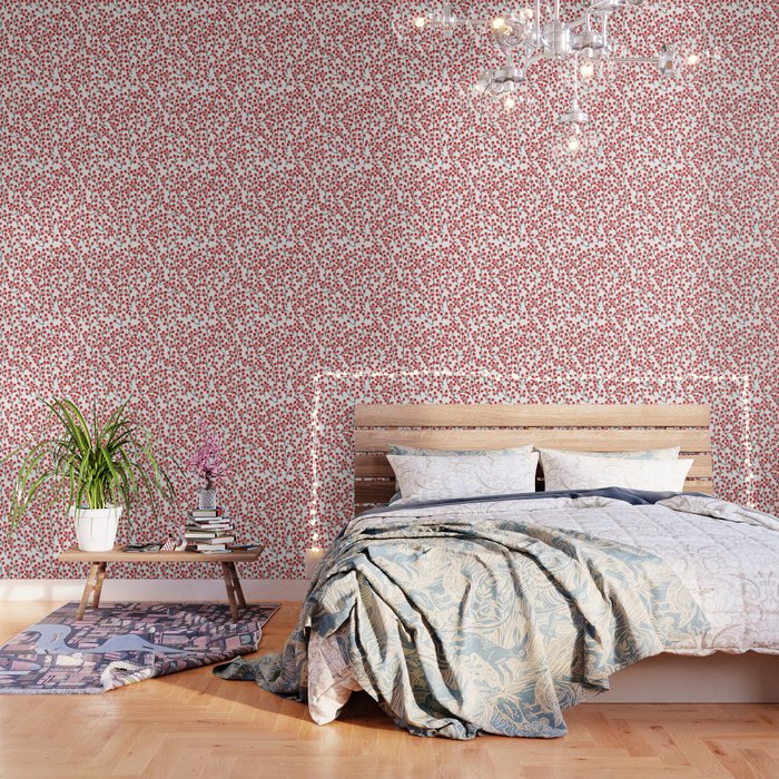 Christmas red fruit - pattern no 4 Wallpaper Gallery Image 1