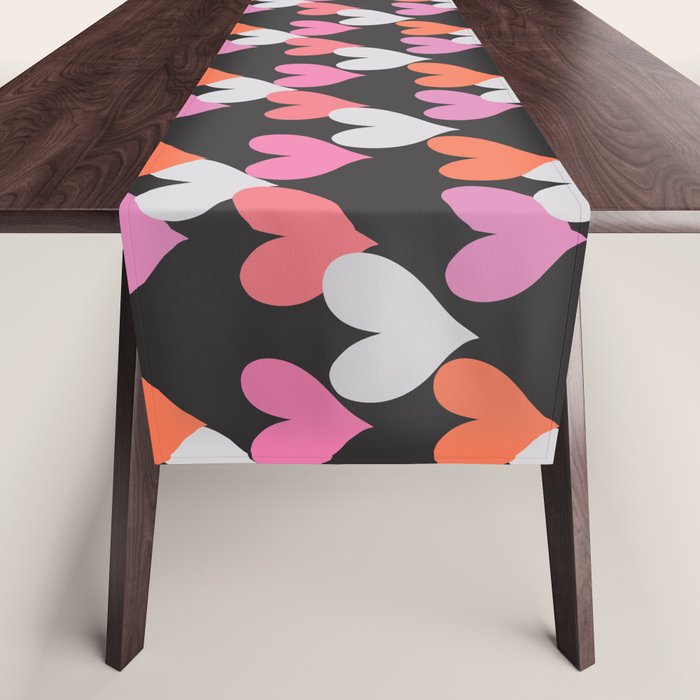 Playin' Hearts Pattern Table Runner Gallery Image 1