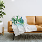 Swans In Love Throw Blanket Gallery Image 1