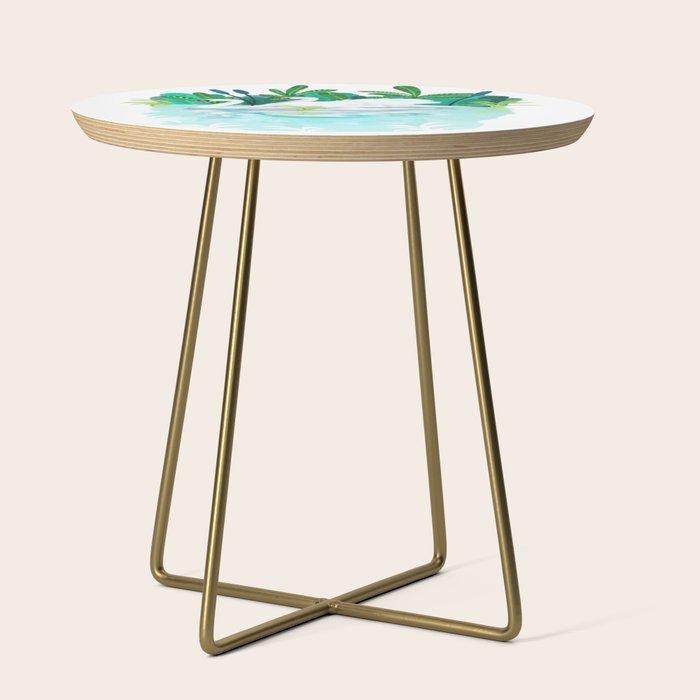 Swans In Love Side Table Gallery Image 1