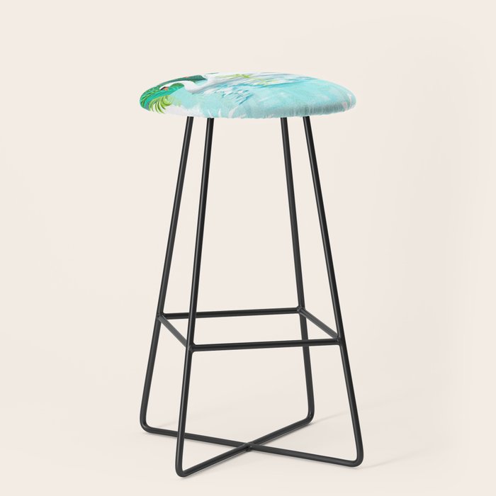 Swans In Love Stool Gallery Image 1