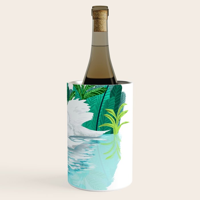 Swans In Love Wine Chiller Gallery Image 3