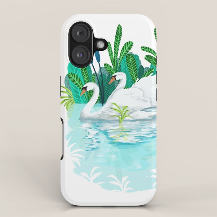 Swans In Love iPhone Case Gallery Image 1