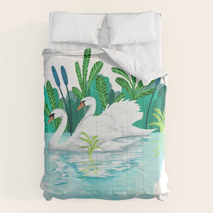Swans In Love Comforter Gallery Image 6