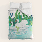 Swans In Love Comforter Gallery Image 6