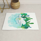 Swans In Love Rug Gallery Image 1