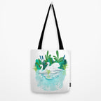 Swans In Love Tote Bag Gallery Image 2