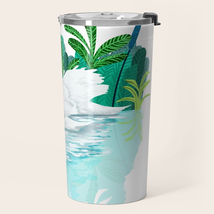 Swans In Love Travel Mug Gallery Image 2