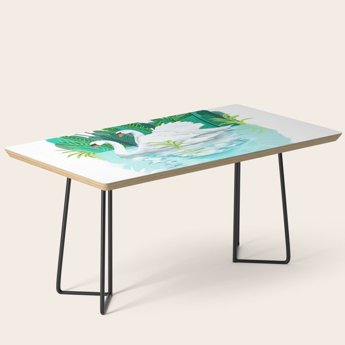 Swans In Love Coffee Table Gallery Image 1