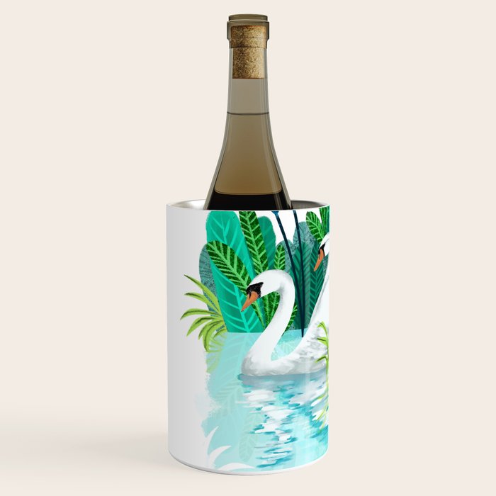 Swans In Love Wine Chiller Gallery Image 2