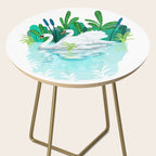 Swans In Love Side Table Gallery Image 2