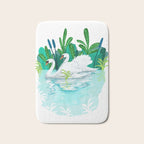 Swans In Love Bath Mat Gallery Image 1