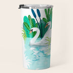Swans In Love Travel Mug Gallery Image 3