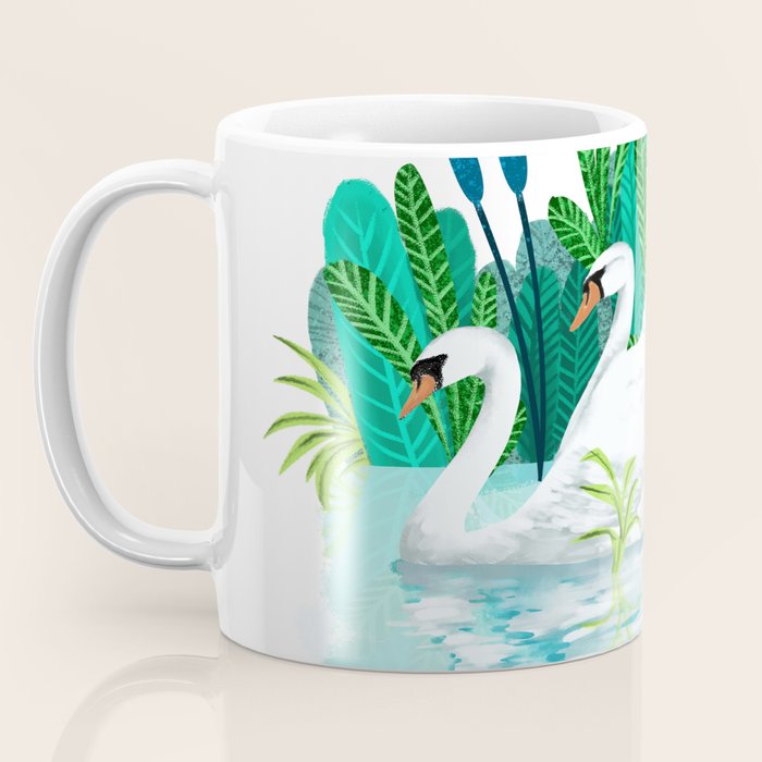 Swans In Love Coffee Mug Gallery Image 3