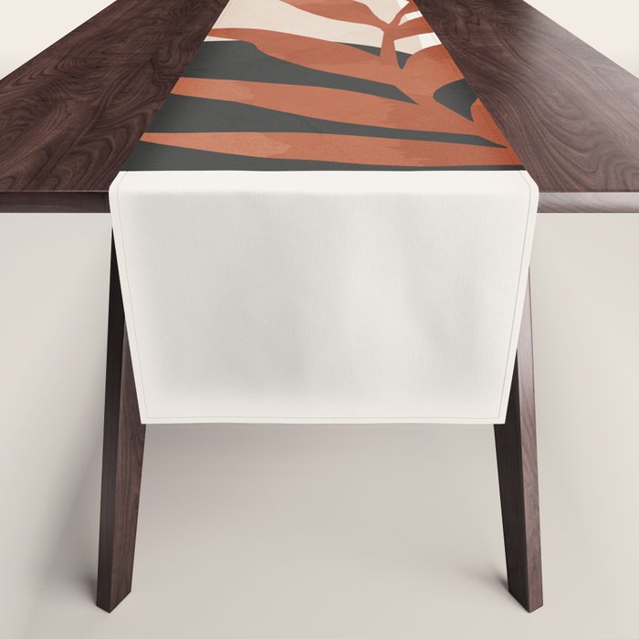 Abstract Art /Minimal Plant 9 Table Runner Gallery Image 1