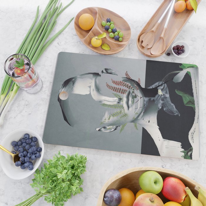 Abstract Portrait 8 Cutting Board Gallery Image 2