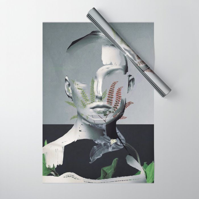 Abstract Portrait 8 Wrapping Paper Gallery Image 1