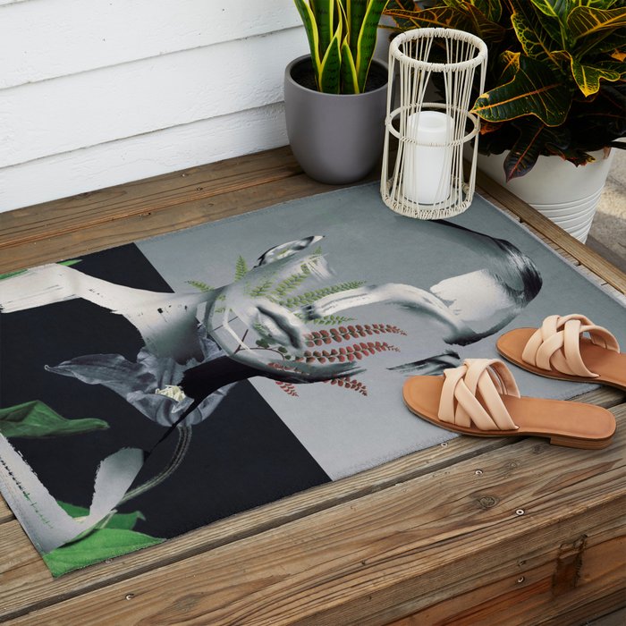 Abstract Portrait 8 Outdoor Rug Gallery Image 2