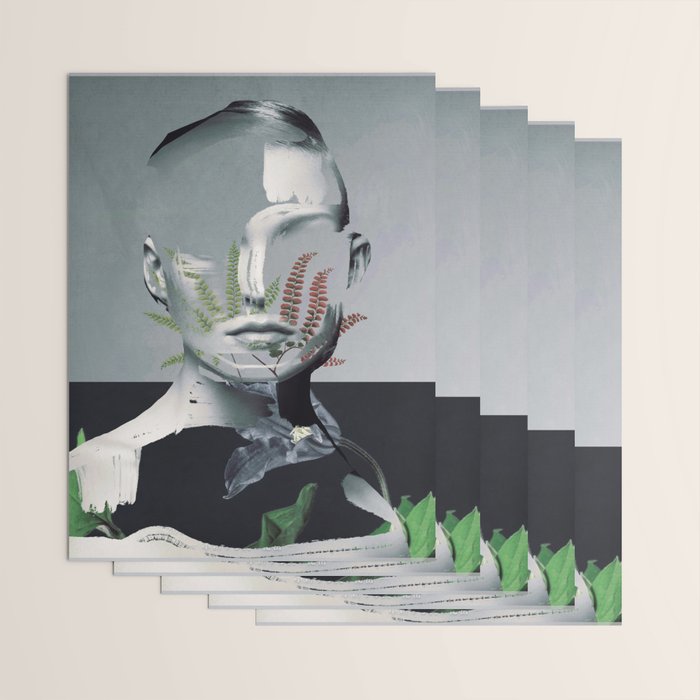 Abstract Portrait 8 Wrapping Paper Gallery Image 3