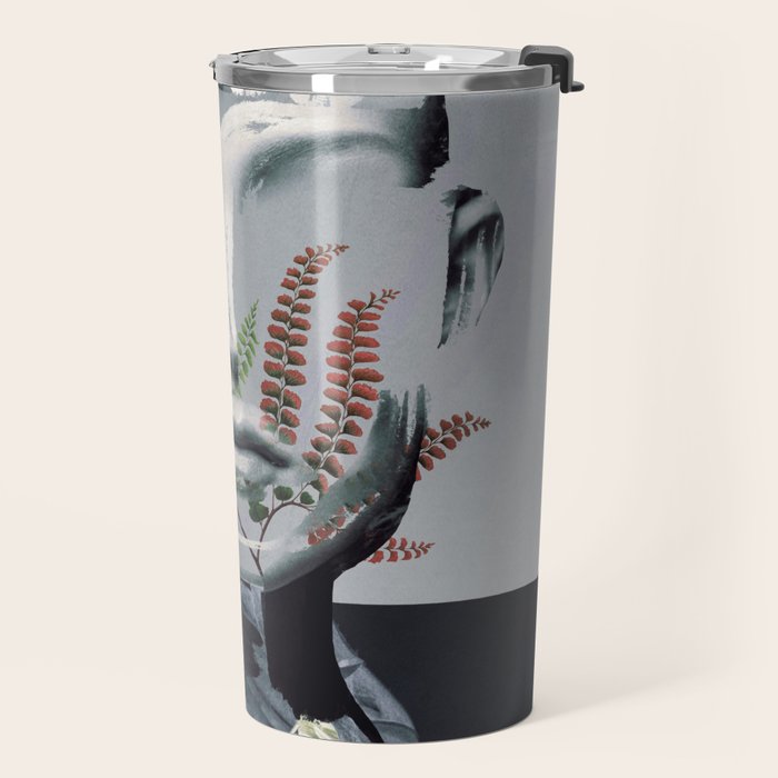 Abstract Portrait 8 Travel Mug Gallery Image 2