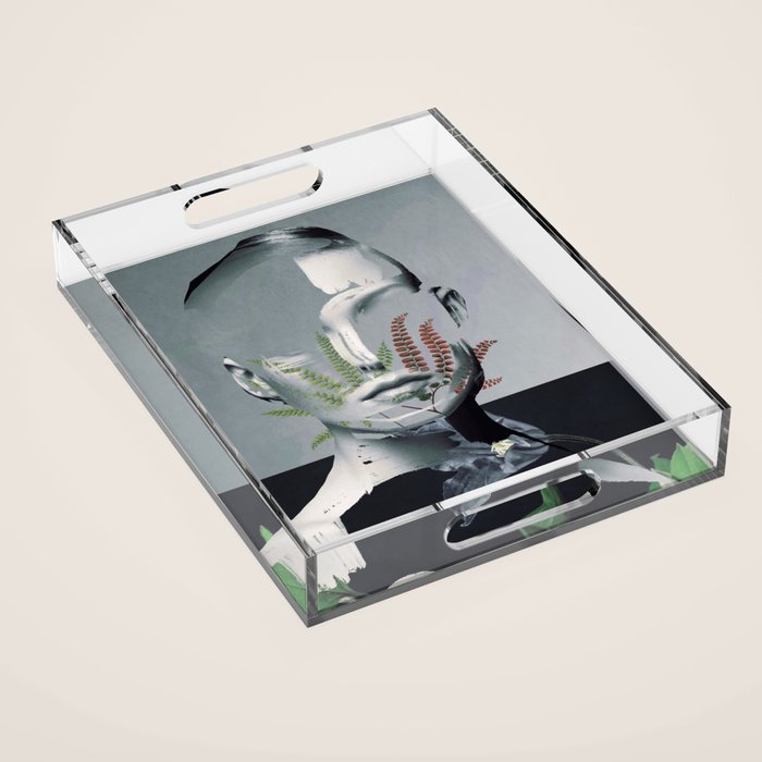 Abstract Portrait 8 Acrylic Tray Gallery Image 1