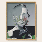 Abstract Portrait 8 Serving Tray Gallery Image 1