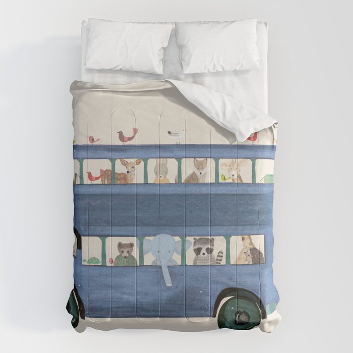 the big blue bus Comforter Gallery Image 6