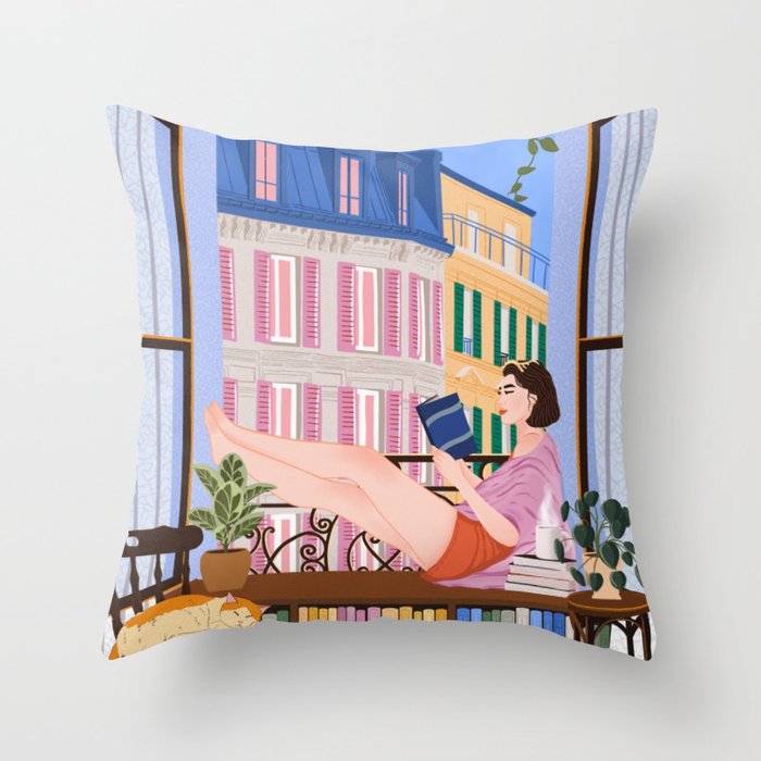 Spring is here Throw Pillow Gallery Image 6