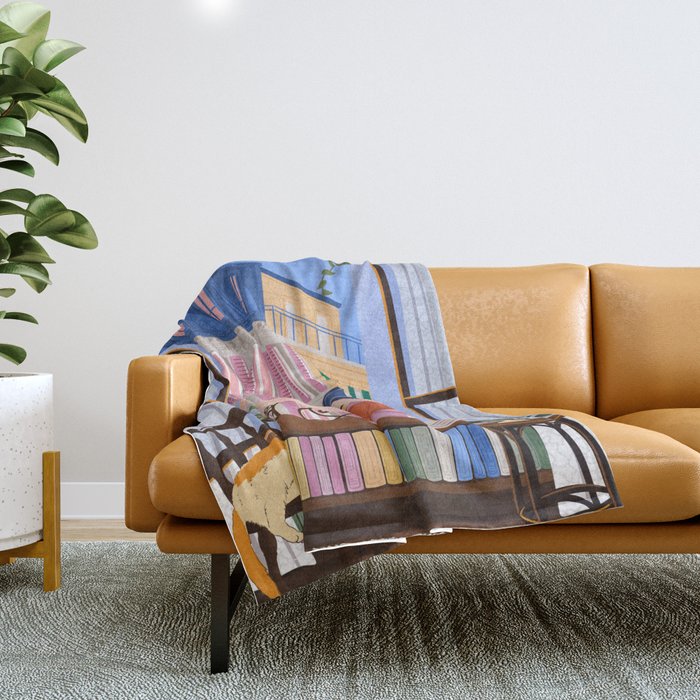 Spring is here Throw Blanket Gallery Image 1