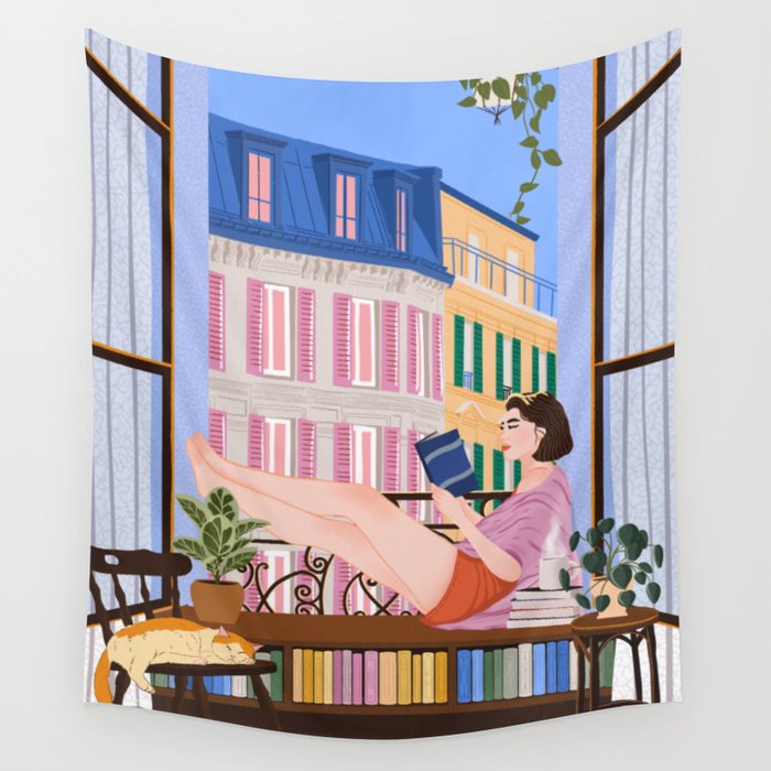 Spring is here Wall Tapestry Gallery Image 4