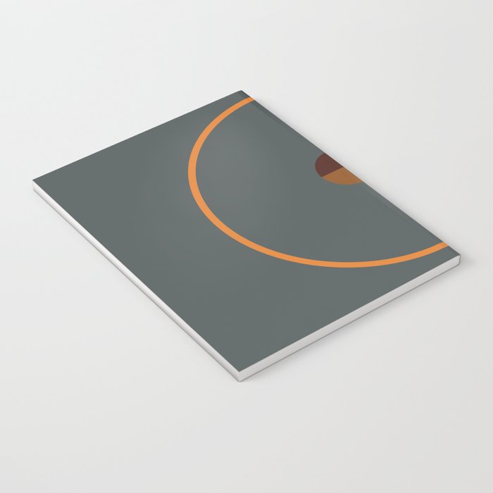 catch II anthracite and ocher Notebook Gallery Image 3