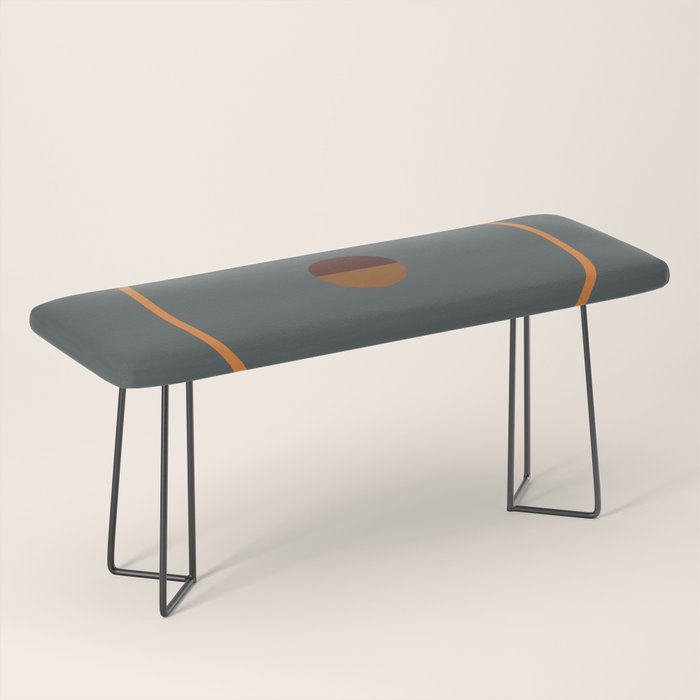 catch II anthracite and ocher Bench Gallery Image 1