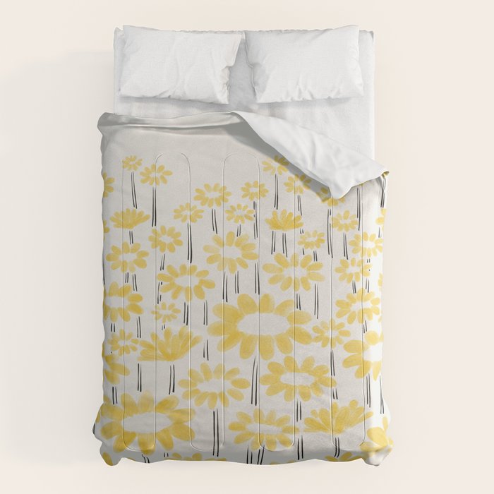 Sunflower Field Comforter Gallery Image 6