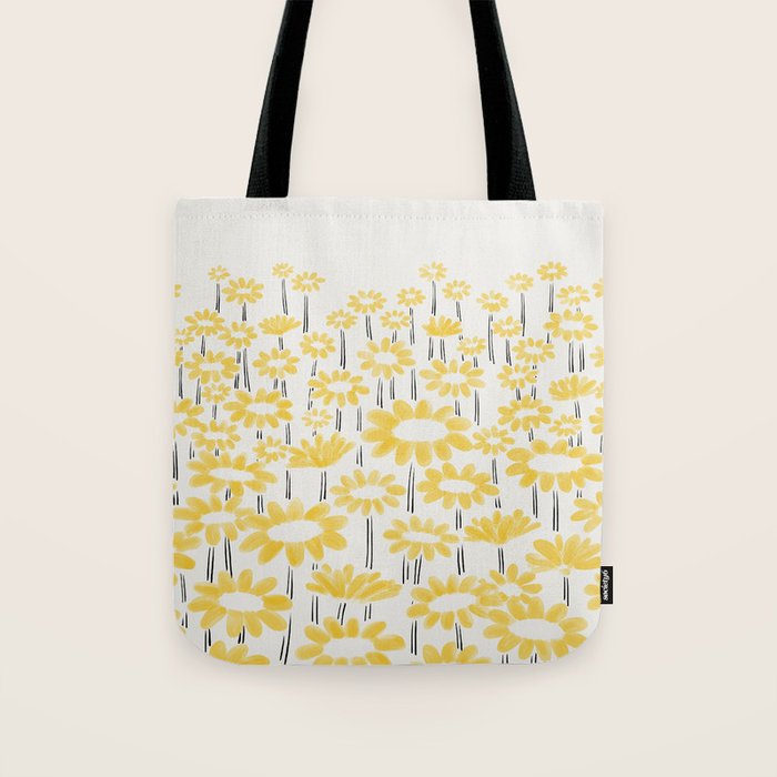 Sunflower Field Tote Bag Gallery Image 1