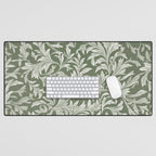 Countryside Bloom Sage Leaf Desk Mat Gallery Image 1