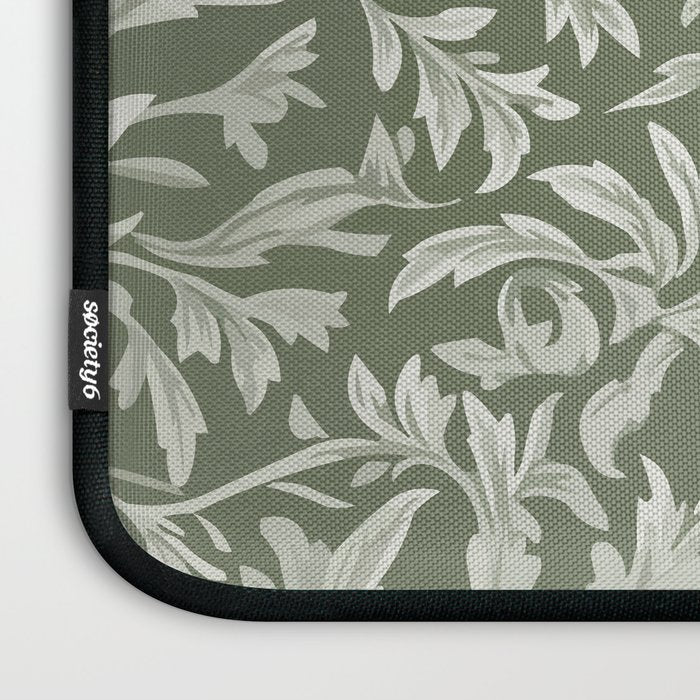 Countryside Bloom Sage Leaf Laptop Sleeve Gallery Image 3