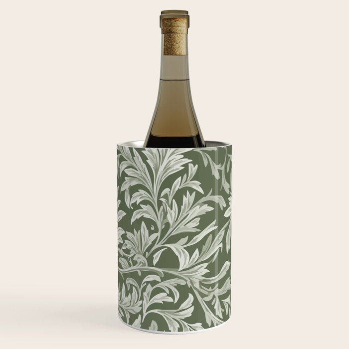 Countryside Bloom Sage Leaf Wine Chiller Gallery Image 3