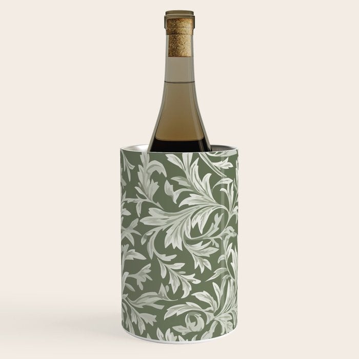 Countryside Bloom Sage Leaf Wine Chiller Gallery Image 2