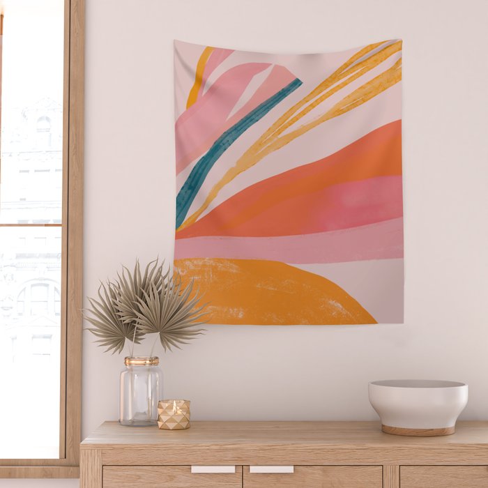 Abstract View Wall Tapestry Gallery Image 2