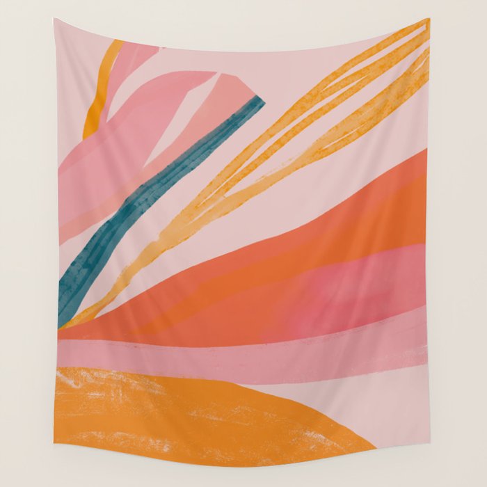 Abstract View Wall Tapestry Gallery Image 4