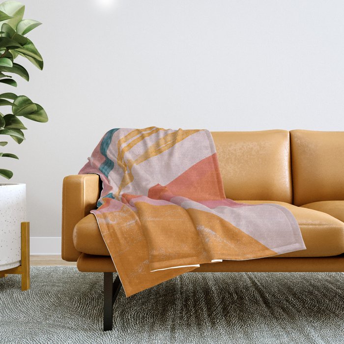Abstract View Throw Blanket Gallery Image 1