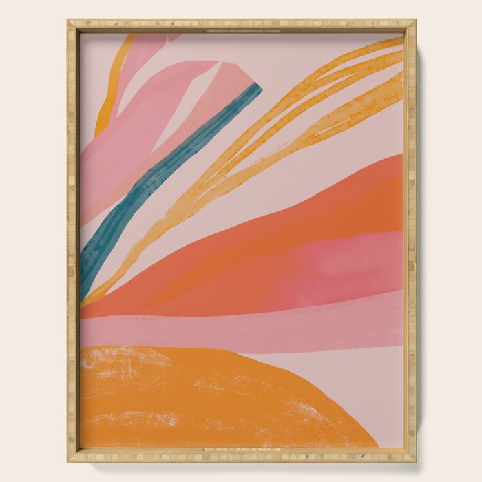 Abstract View Serving Tray Gallery Image 1