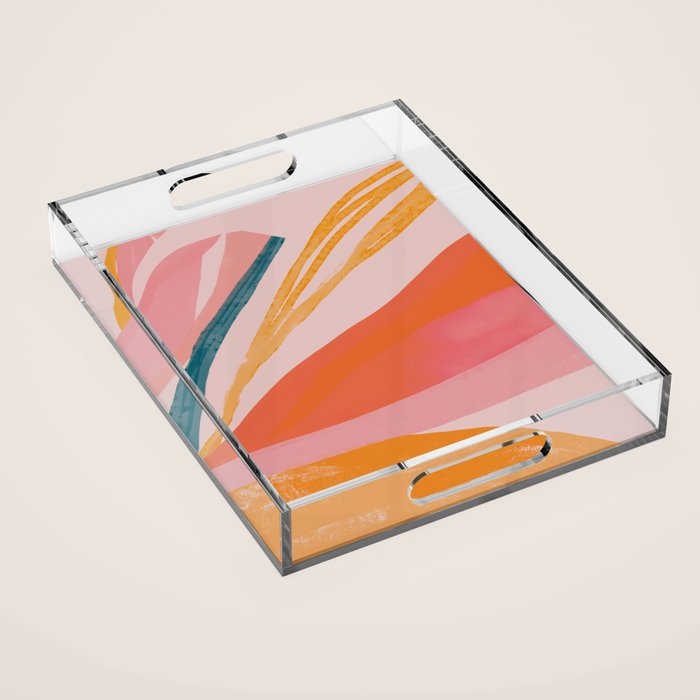 Abstract View Acrylic Tray Gallery Image 1
