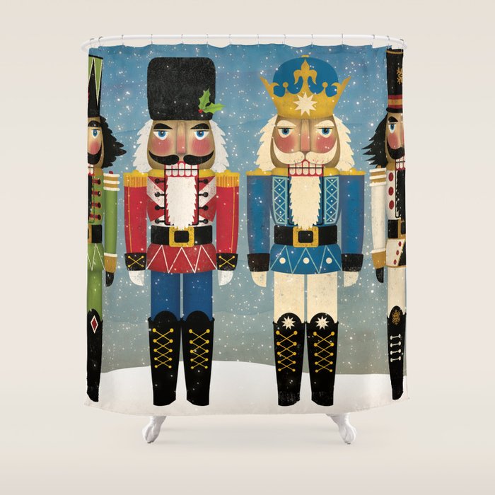 Nutcrackers Shower Curtain Gallery Image 1