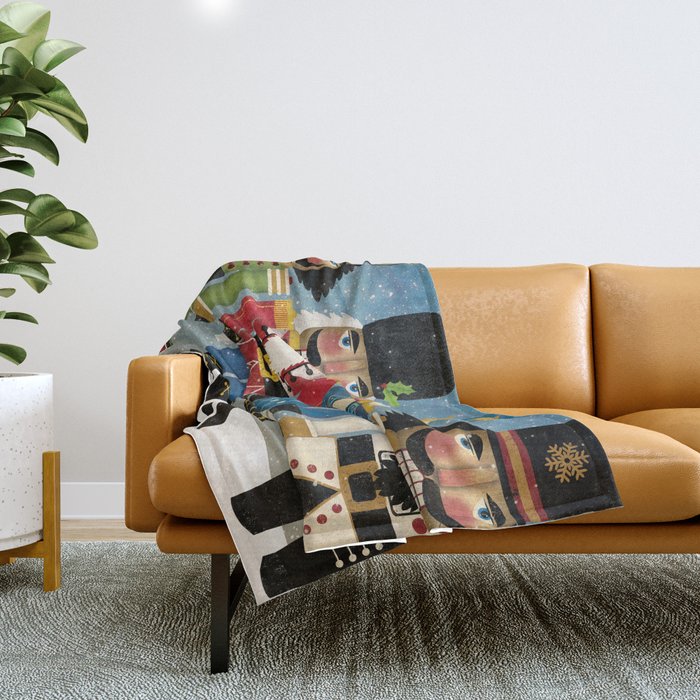 Nutcrackers Throw Blanket Gallery Image 1