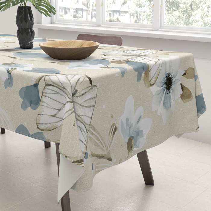 Flowers and Butterflies Tablecloth Gallery Image 3