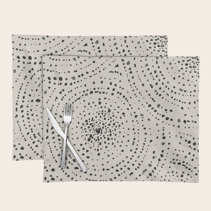 Boho Pattern Minimalistic Decor Placemat Gallery Image 1